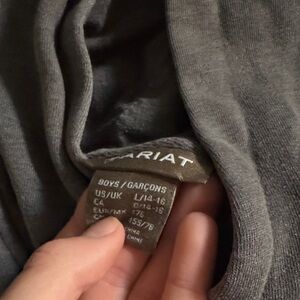 Ariat Men's Charcoal Crewneck Sweater